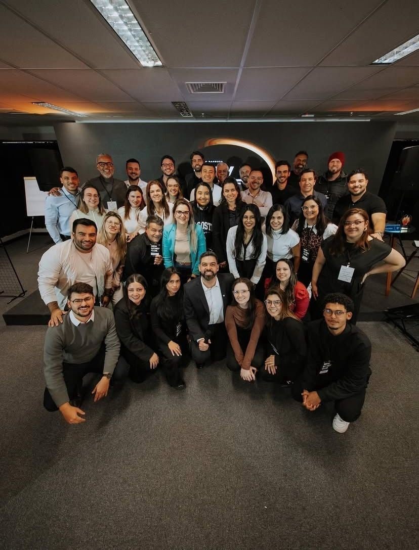 Turma reunida ao final do encontro